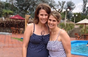 Kim and Katina at the Hot Springs