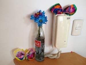 Our butterflies we made today. 