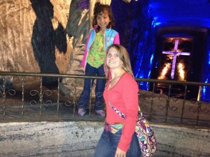 Inside the Salt Cathedral. 
