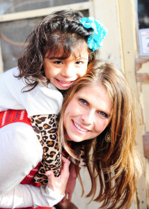 Mommy and Lanie love to goof around!