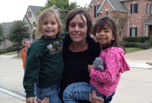 Lanie loves the neighbors and her new friends!